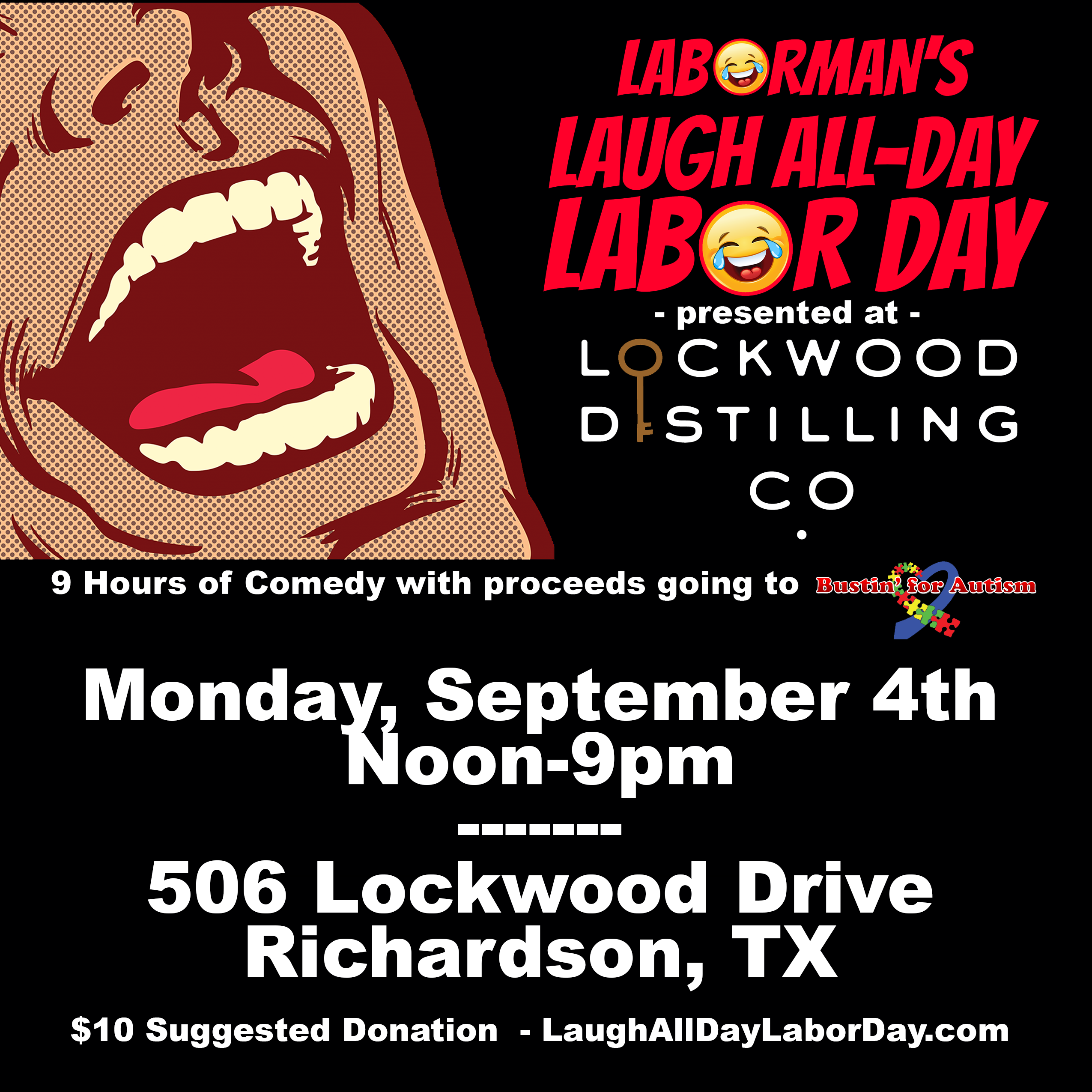 Laborman's Laugh All Day Labor Day - September 4, 2023