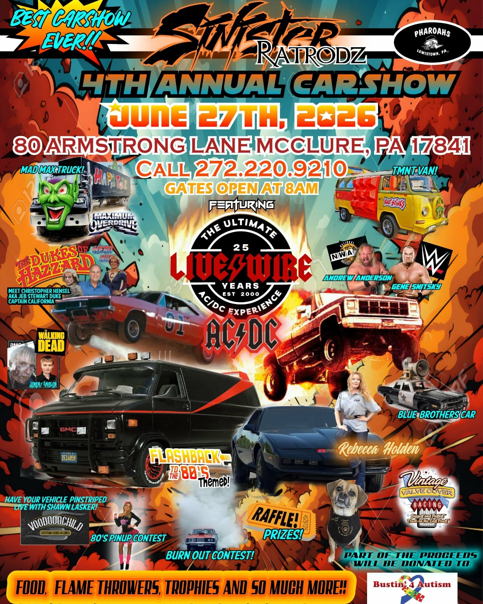 SINISTER RATRODZ 4TH ANNUAL CARSHOW - JUNE 27, 2026